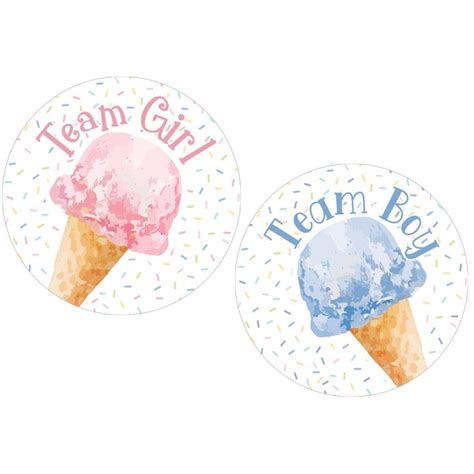 Whats The Scoop Ice Cream Gender Reveal Party Team Boy Or Girl