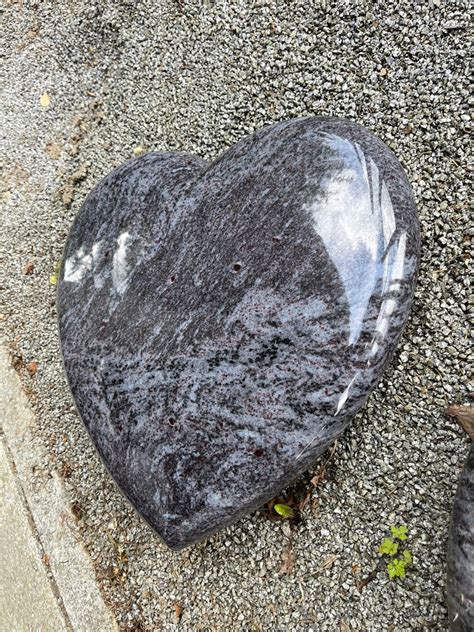 Steinherz Herz Aus Naturstein Granit In Verschiedenen Farben Stein