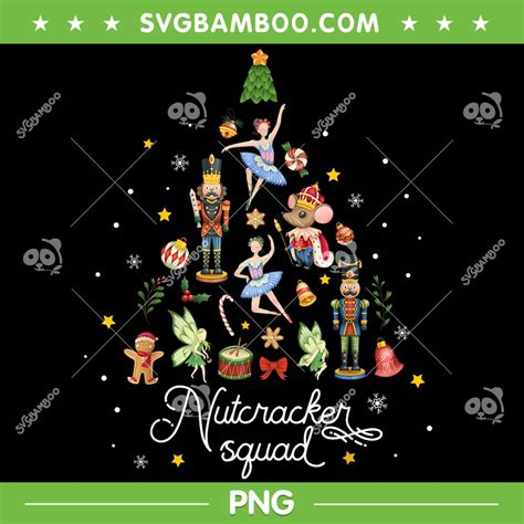 Christmas Tree Nutcracker Squad Png