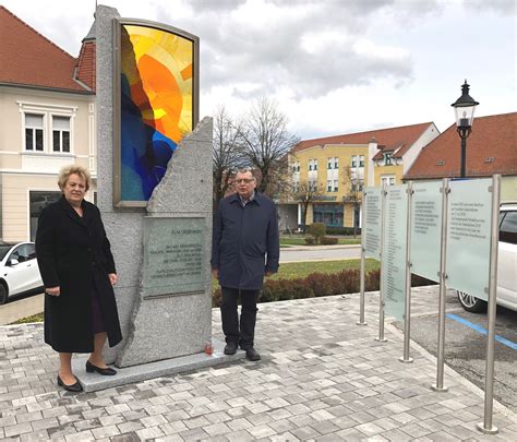 Pinkafeld Landtagspr Sidentin Verena Dunst W Rdigt Ns Opfer Denkmal