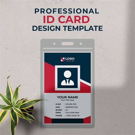 Professional Creative Modern Unique Id Card Design Template Masterbundles