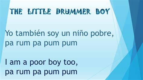 Little Drummer Boy Lyrics Printable Printable Templates