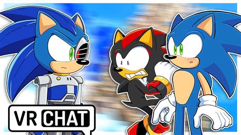 RUSTY SONIC MEETS SHADOW AND SONIC VRCHAT YouTube