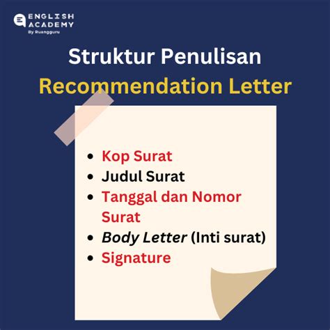 Recommendation Letter: Struktur, Cara Menulis, dan Contohnya