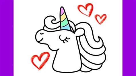 Cum Se Deseneaza Un Unicorn Usor Pas Cu Pas How To Draw Step By Step