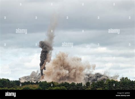 Taken From A Series Of Photos Of The Chimney Boiler House At