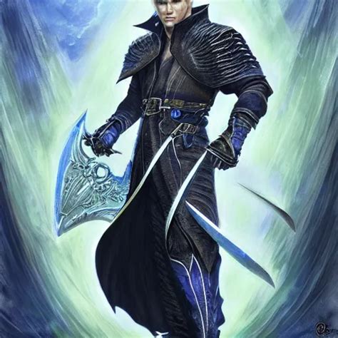 Vergil From Dmc As A Fantasy Dandd Character Portrait Stable Diffusion