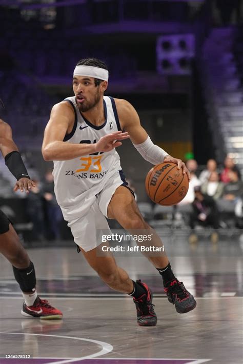 Johnny Juzang Of The Salt Lake City Stars Drives To The Basket During