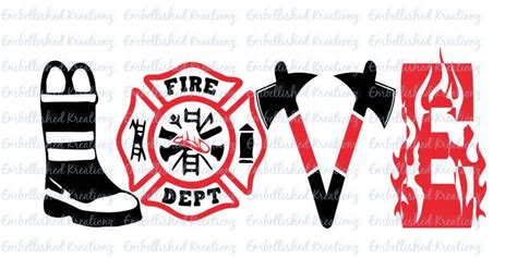 Firefighterfire And Rescuefire Wifelove Firefightervinyl Decal