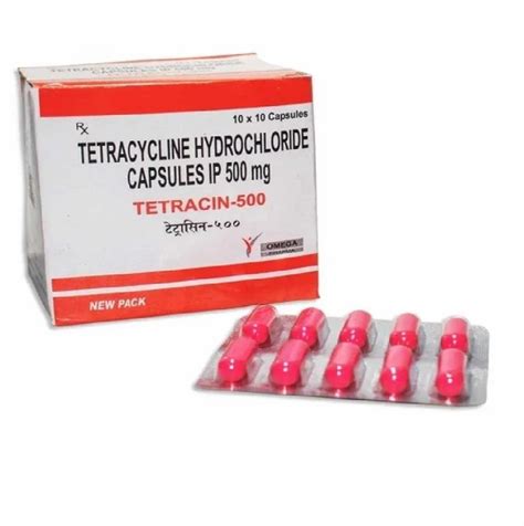 Tetracycline Hydrochloride Capsules At Rs 350stripe Tetracycline