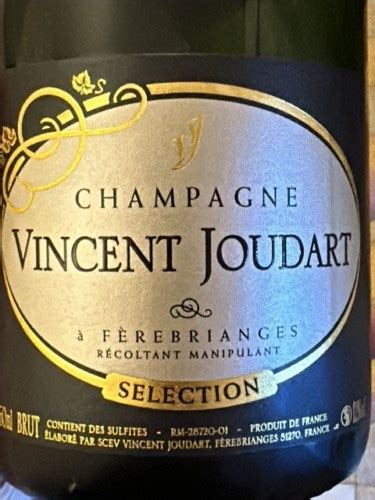 Vincent Joudart Brut Sélection Champagne Vivino US