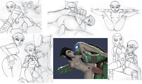 Karai Roughs By Wicka Hentai Foundry