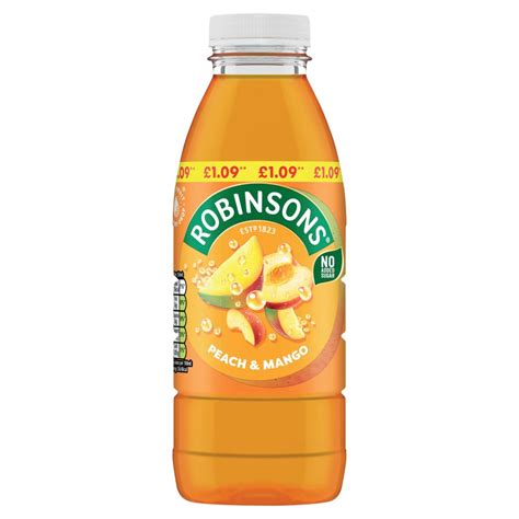 Robinsons Ready To Drink Peach And Mango Juice Drink Pmp 500ml Bb