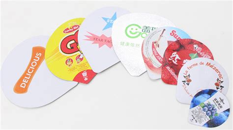 Die Cut Aluminum Yogurt Lids For Yogurt Cup Sealing