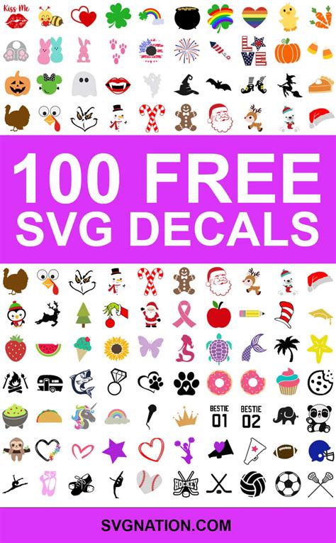 100 Free SVG Decals - Free SVG Files