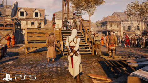 Assassin S Creed Unity Parkour Stealth Kills Altair Outfit Youtube