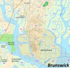 brunswick map georgia  discover brunswick  detailed maps