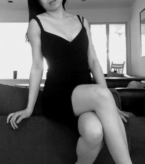 Black Clothing Leg Shoulder Black And White Porn Pic