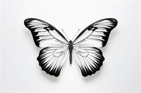 premium photo  butterfly  black  white markings   wings