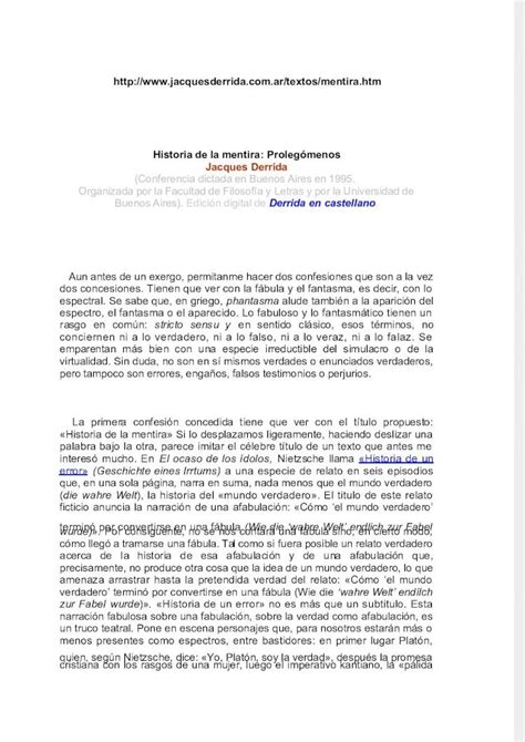 PDF Derrida Historia Mentira DOKUMEN TIPS