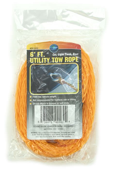 MBS Omaha A Div Of Omaha Distributing Co Inc 6 Utility Tow Rope