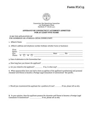 Fillable Online Jud Ct Form FLC13 Fax Email Print PdfFiller