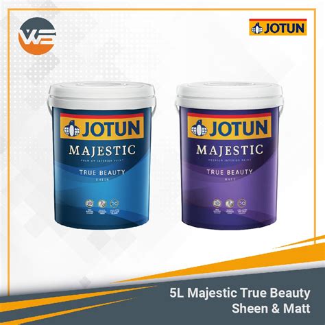 5l Jotun Majestic True Beauty Sheen Jotun Majestic True Beauty Matt