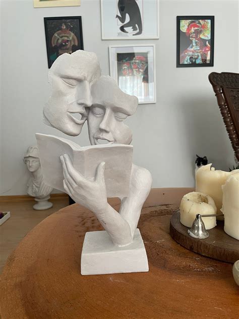 Mask Sculpture Statue 15 Inches Housewarming Gifts Creative Abstract