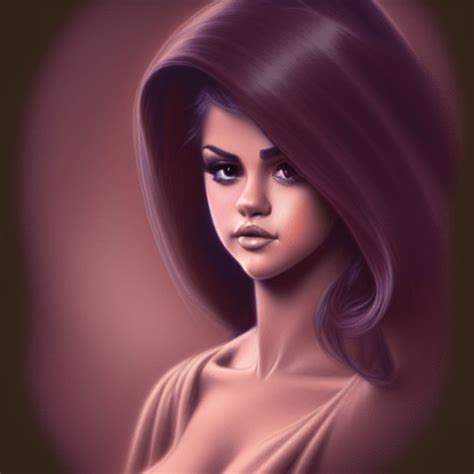 Milt Kahl Pencil Sketch Of Selena Gomez Creative Fabrica