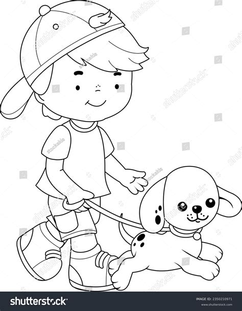 Boy Walking Clipart Black And White