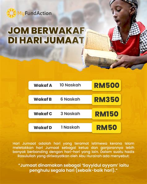 Jumaat Wakaf Quran Afrika MyFundAction