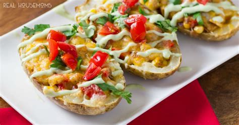 Loaded Mexican Potato Skins Real Housemoms