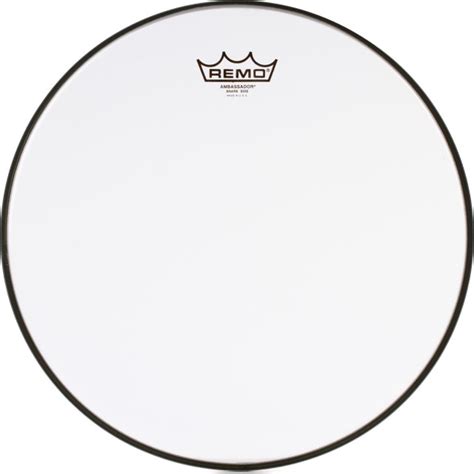 Remo Sa Ambassador Hazy Snare Side