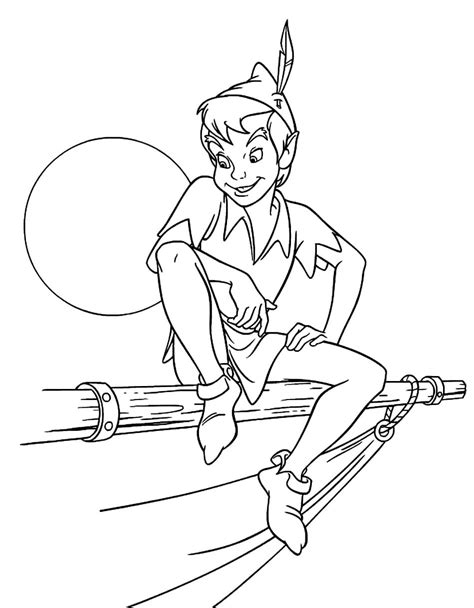 Peter Pan Para Colorir - Desenhos do Peter Pan para Colorir