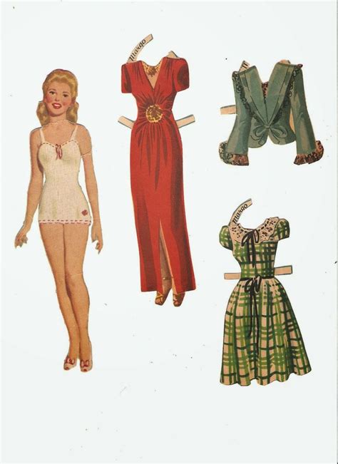 Cover Girls Merrill 1944 Paper Dolls Vintage Paper Dolls Covergirl