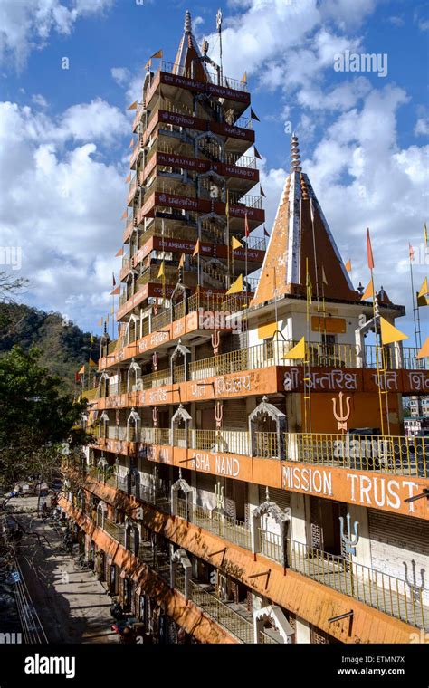 Temple Swarg Ashram Rishikesh Uttarakhand Hi Res Stock Photography And