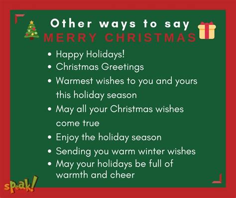 Other Ways To Say Merry Christmas Other Ways To Say Merry Christmas