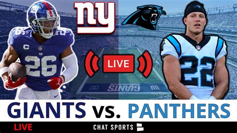 Giants Vs Panthers Live Streaming Scoreboard Free Play By Play Highlights Boxscore Nfl