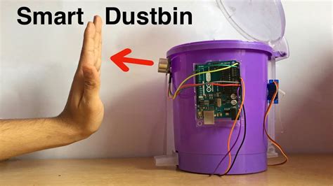 Smart Dustbin Using Arduino Circuit Diagram