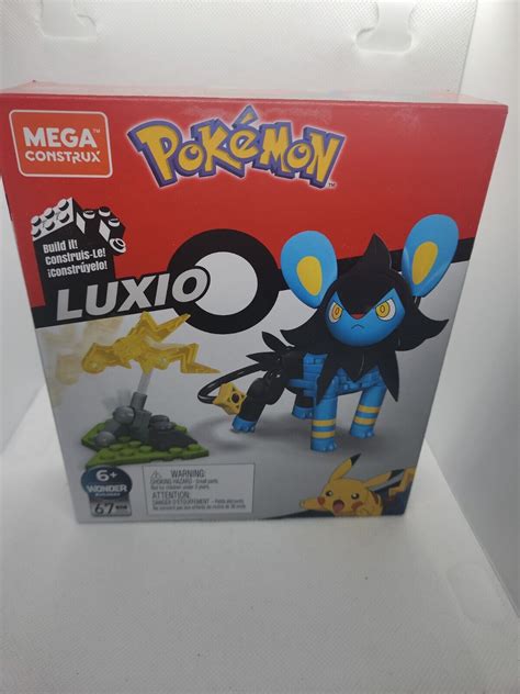 Mega Construx Pokemon Luxio Construction Set Pieces New Sealed Ebay