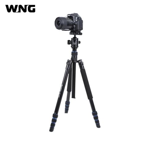 4 Sections Professional Camera Tripod Aluminum Stand Portable Photographic Monopod With 360