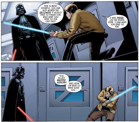 Luke S First Duel With Vader Was Actually Before The Empire Strikes