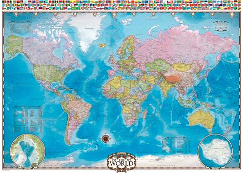 Comprar Puzzle Eurographics Mapa Del Mundo De 1000 Piezas