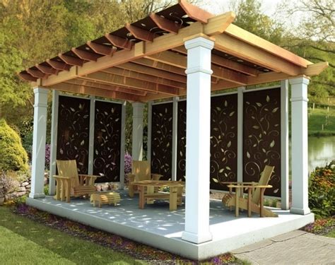 Pergola Privacy Screen Pergola Gazebo Ideas