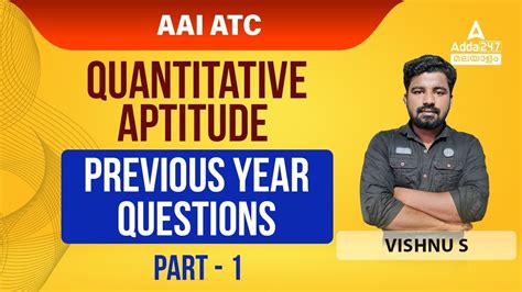 Aai Atc Previous Year Questions Part Quantitative Aptitude