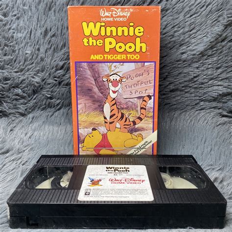 Winnie The Pooh And Tigger Too VHS 1974 Walt Grelly USA