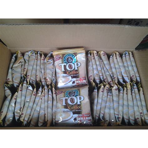 Jual TOP Coffee Kopi Susu Kental Manis Isi 10 Renteng X 12 Sachet