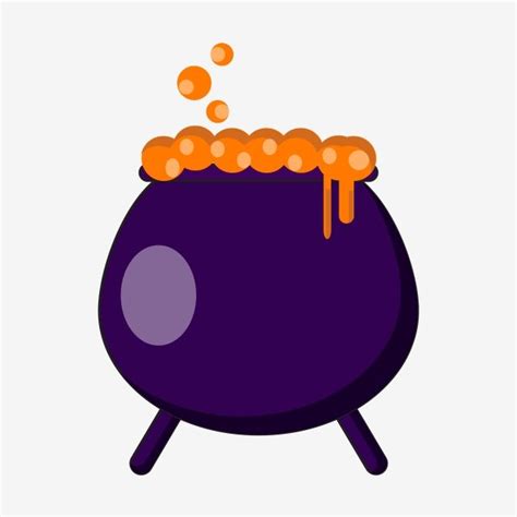 Witches Pot Clipart Transparent PNG Hd, Witch Pot Clipart Png Vector Element, Witch Pot, Pot ...