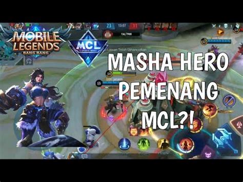 Marsha Gameplay Mcl Auto Menang Mobile Legends Youtube