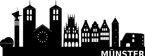 Clipart City Of M Nster Germany